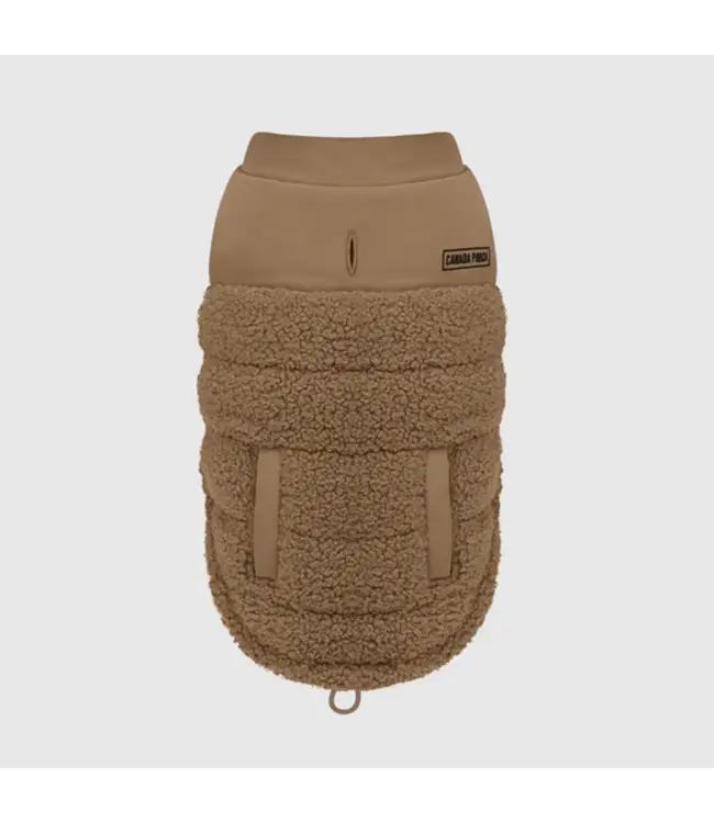 Canada Pooch Cool Factor Puffer Jacket d'Hiver Tan