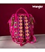 Wrangler Aztec Printed Callie Hot Pink BackPack