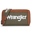 Wrangler Leather Trim Canvas Army Wallet