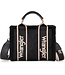 Wrangler Sacoche Sherpa Small Canvas Tote Black