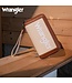 Wrangler Leather Trim Canvas Tan Wallet