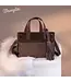 Wrangler Coffee Sherpa Tote Crossbody