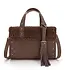 Wrangler Coffee Sherpa Tote Crossbody