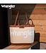 Wrangler Canvas Top Handle Tote / Shoulder Bag Tan
