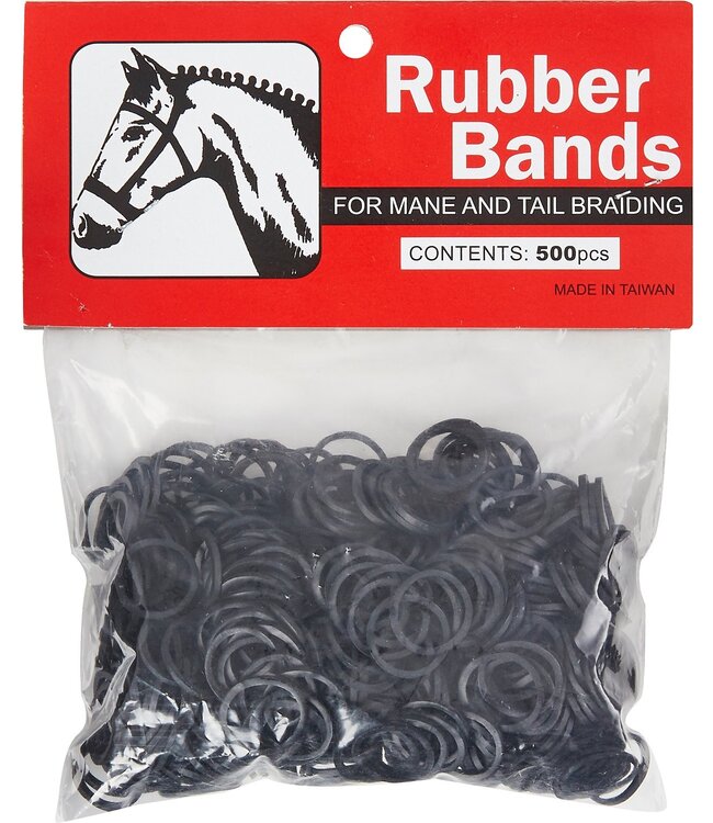RUBBER BANDS Élastiques en Rubber pour Tressage