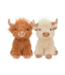 MultiPet Peluche Highland Cow Brun & Crème