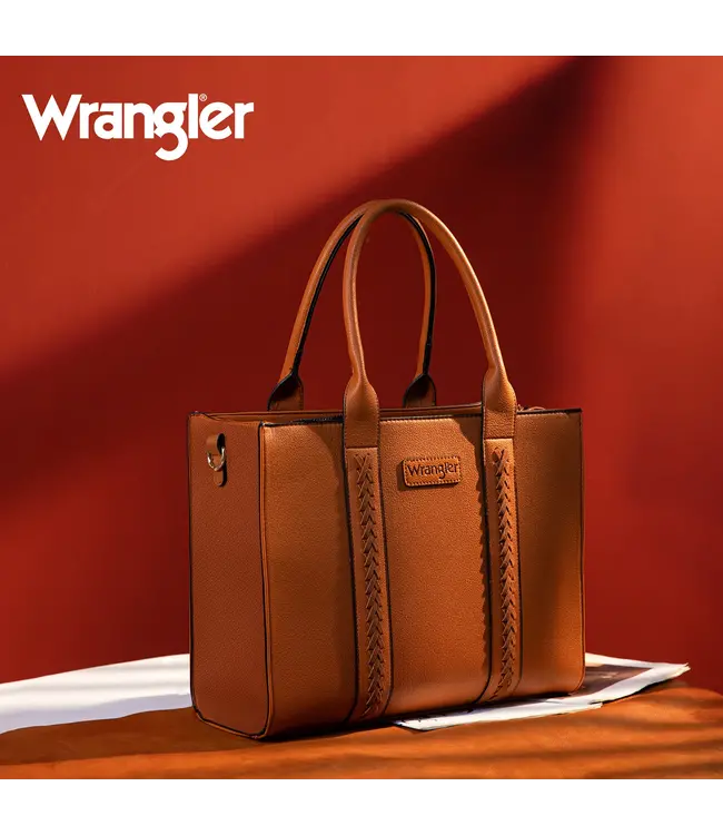 Wrangler Carry-All Tote / Crossbody Brown