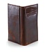 Ariat Rustic Brown Stitched USA Flag Leather Wallet