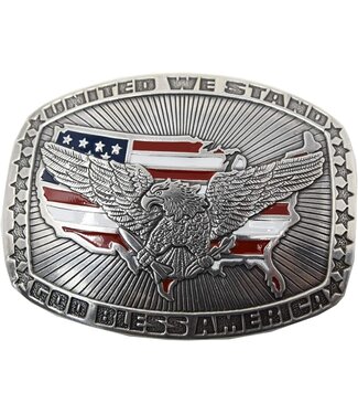 Nocona Crumrine USA American Flag Buckle