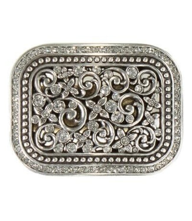 M&F Western Products Floral Clear Rhinestones Western Buckle