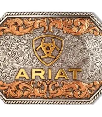 Ariat Boucle de Ceinture Rectangle Floral