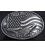 Nocona Boucle de Ceinture Ovale American Flag