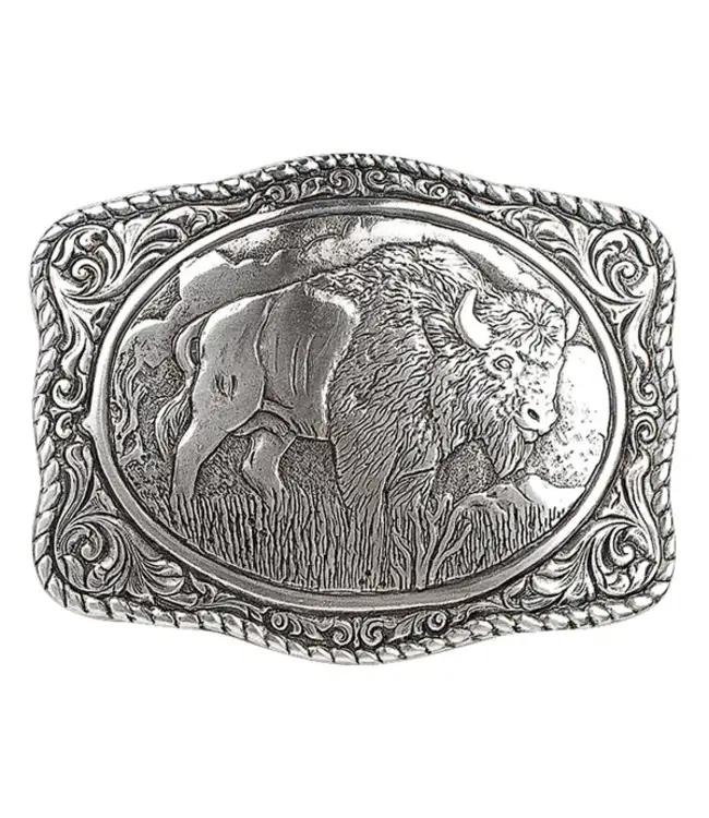 M&F Western Products Crumrine Vintage Buffalo Buckle