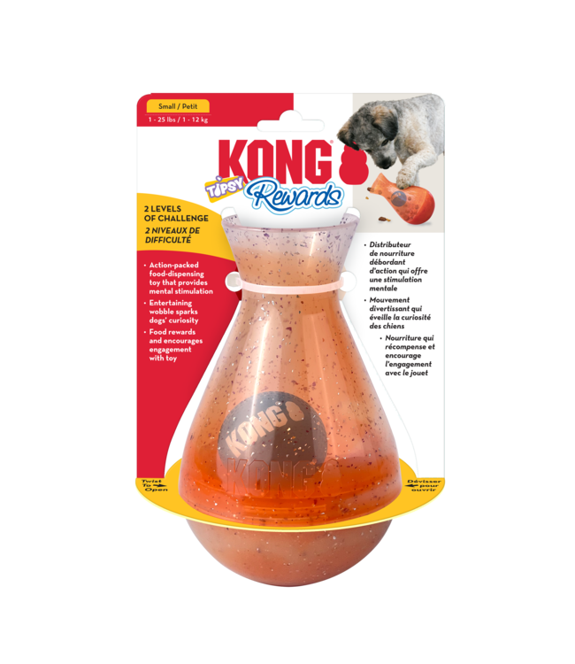 KONG Jouet Interactif Tipsy Rewards pour Chien