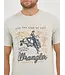 Wrangler T-Shirt Bucking Horse For the Ride of Life Offwhite