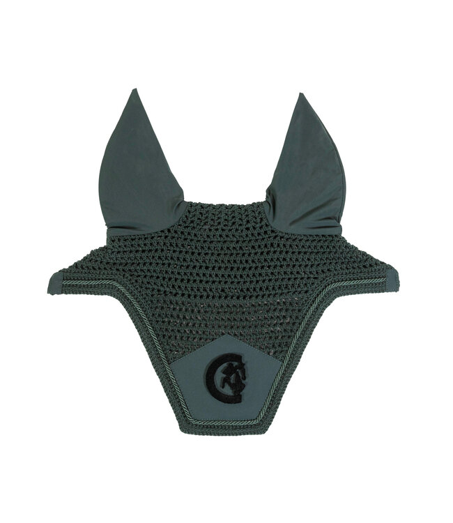 Kentucky Horsewear Wellington 3D Logo Pine Green Earnet