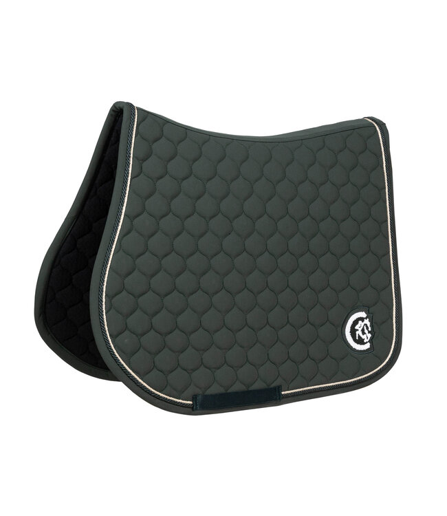Kentucky Horsewear 3D Logo Onion Quilt Pine Green Saddle Pad