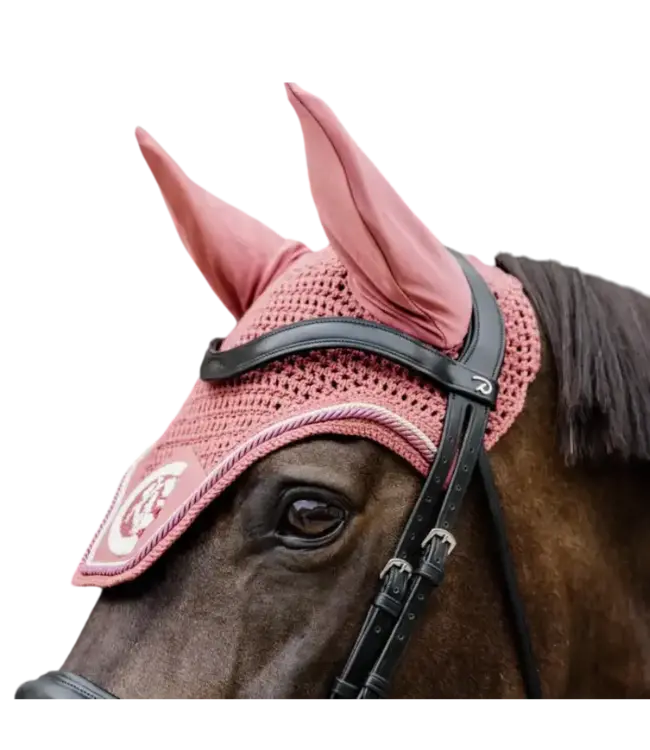 Kentucky Horsewear Bonnet Wellington 3D Logo Fushia