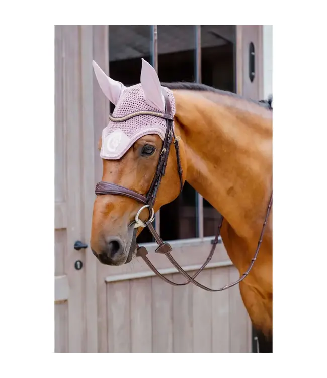 Kentucky Horsewear Wellington 3D Logo Soft Rose Earnet