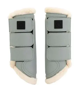 BR Equestrian Slate Gray Majestic Boot Indira with Faux fur