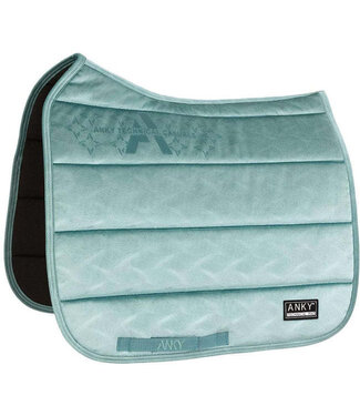 ANKY Velvet Wave Canal Blue Dressage Saddle Pad