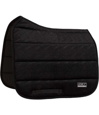 ANKY Velvet Wave Black Dressage Saddle Pad
