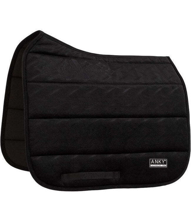 ANKY Tapis de dressage Velvet Wave Noir