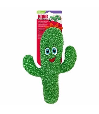 KONG Jouet avec Herbe à Chat Cactus Kickeroo
