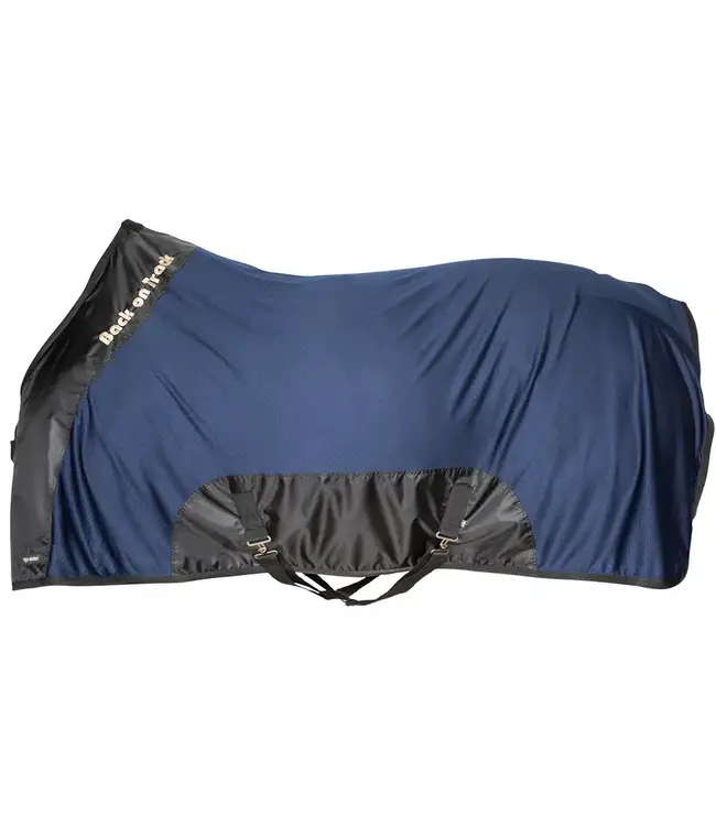Back On Track Dark Navy Royal Mesh Rug Deluxe w/Hood