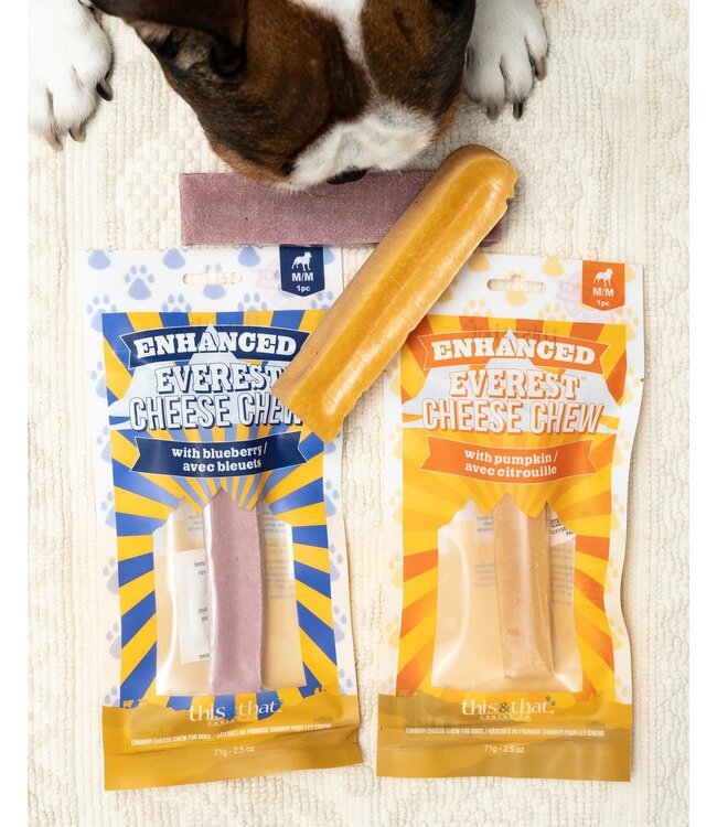 This & That Canine Co. Enhanced Blueberry Everest Cheese Chew