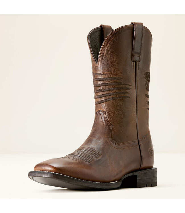 Ariat Circuit Patriot Weathered Tan Cowboy Boot