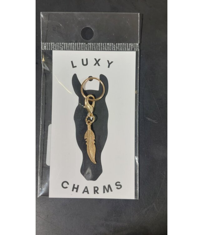 Luxy Charms Gold Feather