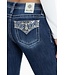MISS ME Mid-Rise Charlotte Dark Blue Bootcut Jeans