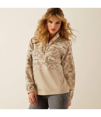 Ariat Waterproof Whisper Pullover White Pepper Jacket
