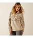 Ariat Waterproof Whisper Pullover White Pepper Jacket