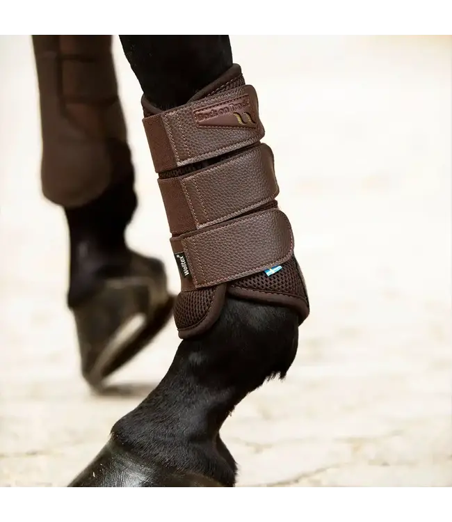 Back On Track Brown AirFlow Brush Boots