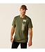 Ariat T-Shirt Patriot Stripe Surplus Green