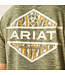 Ariat T-Shirt Tree Bark Camo Charger Dark Olive