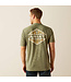 Ariat T-Shirt Tree Bark Camo Charger Dark Olive