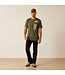 Ariat T-Shirt Patriot Stripe Surplus Green