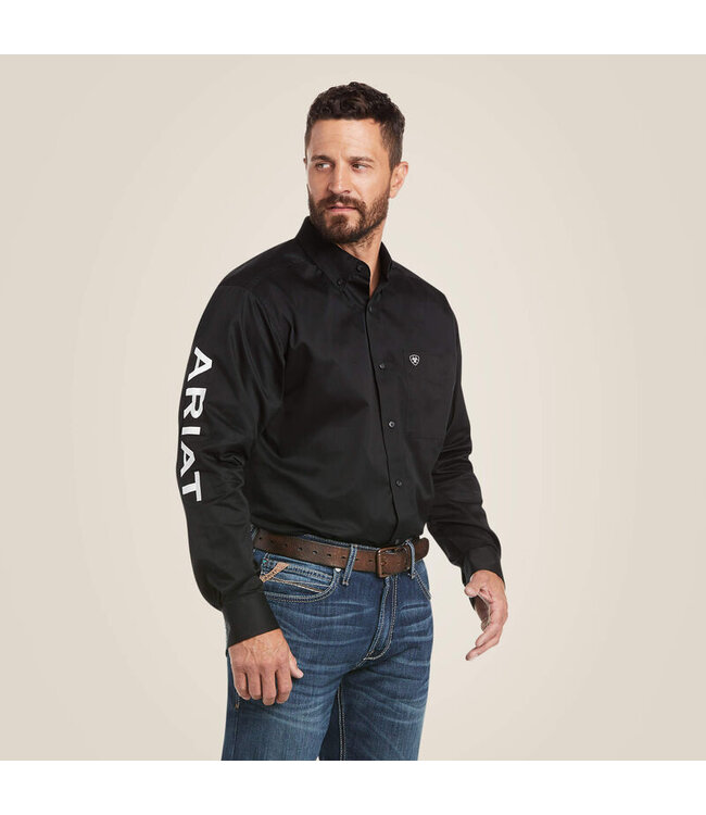 Ariat Chemise Team Logo Twill Classic Fit Noir