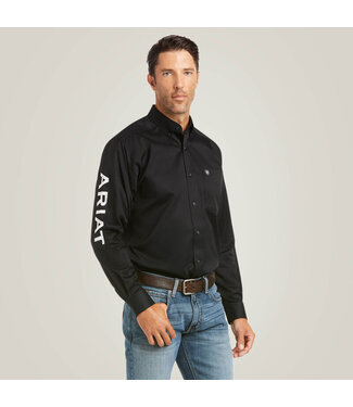 Ariat Chemise Western Team Logo Twill Fitted Noir
