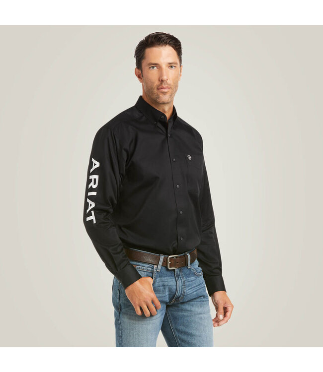 Ariat Chemise Western Team Logo Twill Fitted Noir
