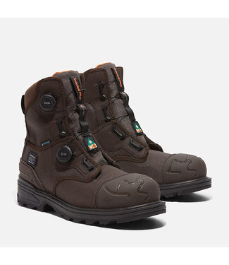 Timberland Bottes de Travail CSA Magnitude 8'' BOA Dark Brown