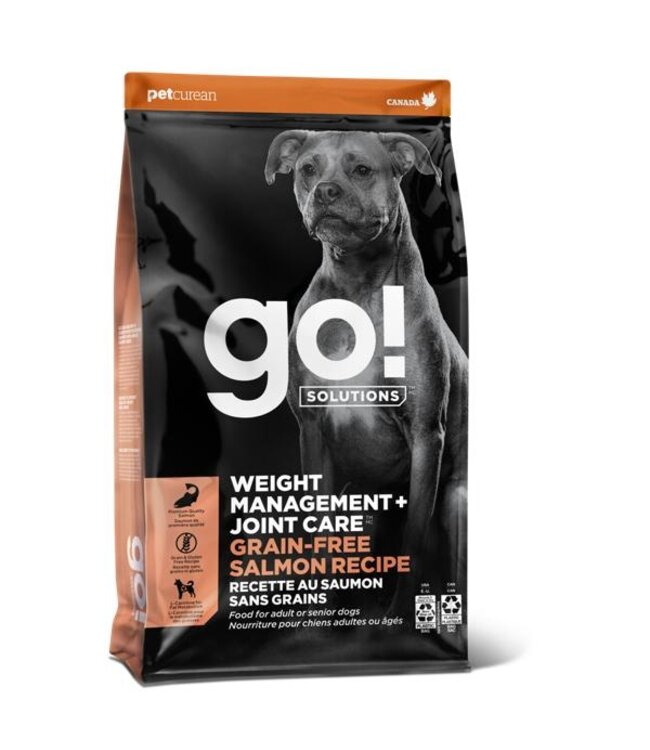 PetCurean GO! Contrôle du Poids + Soutien des Articulations Sans Grains au Saumon