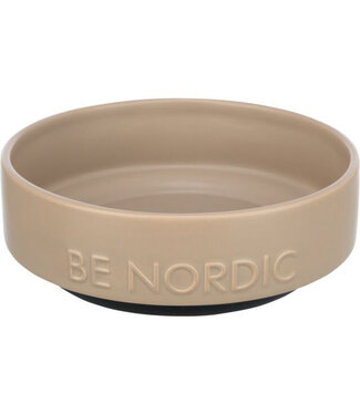 TRIXIE Be Nordic Taupe Ceramic Bowl