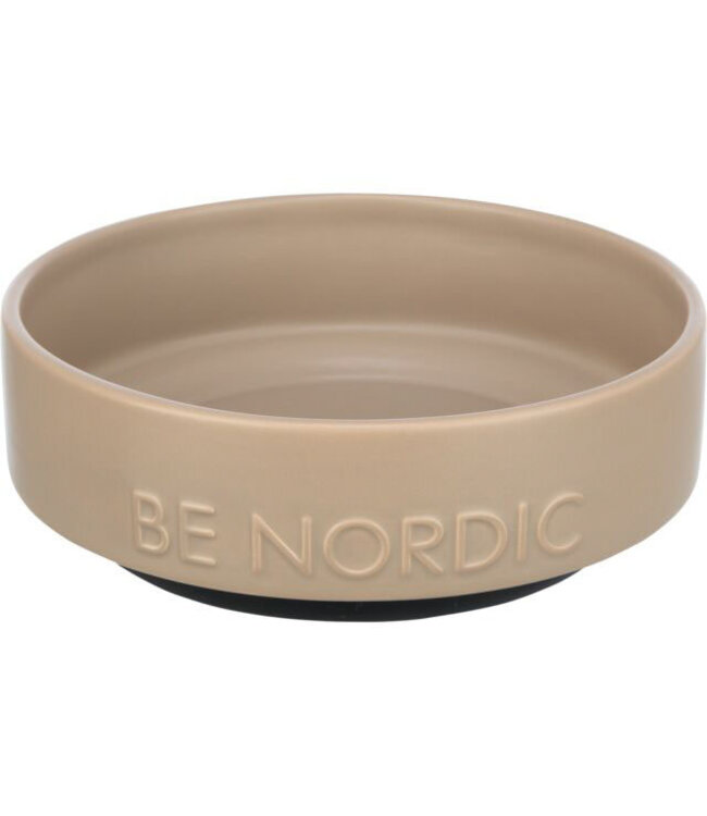 TRIXIE Be Nordic Taupe Ceramic Bowl