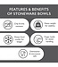 Scruffs Scandi Non Tip Pet Food & Water Light Grey Bowl