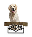 Goo-Eez 3-in-1 Adjustable Height Mango Wood Feeder