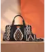 Wrangler Aztec Knitted Trolley Sleeve Black Duffle Bag